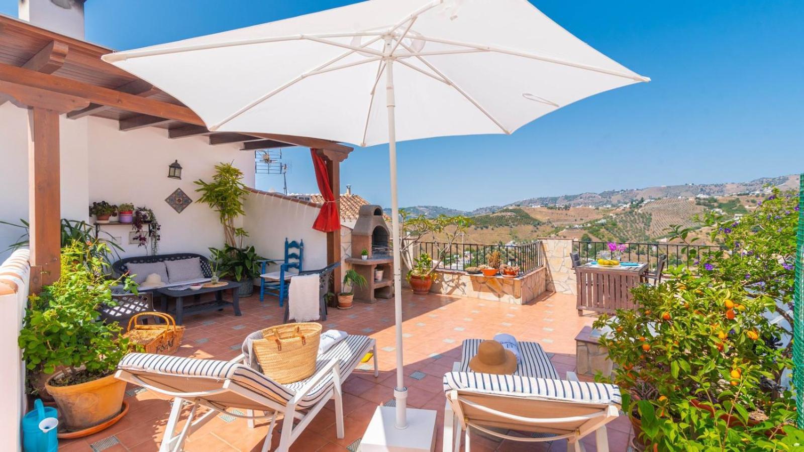 Casa Arcos De Almona Frigiliana By Ruralidays Villa Exterior foto