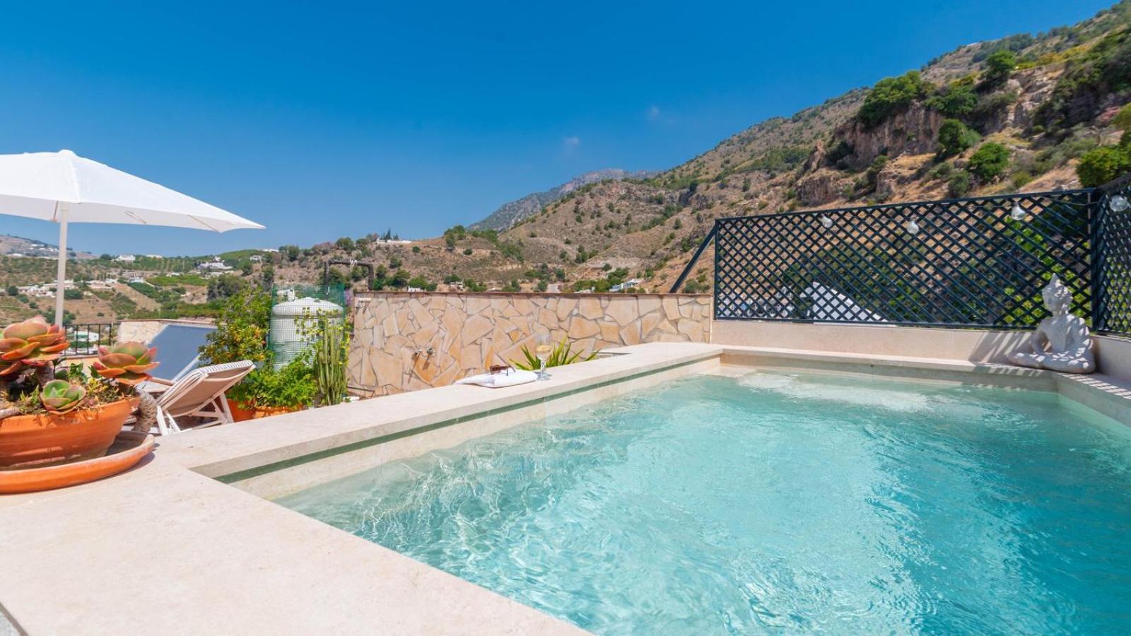 Casa Arcos De Almona Frigiliana By Ruralidays Villa Exterior foto