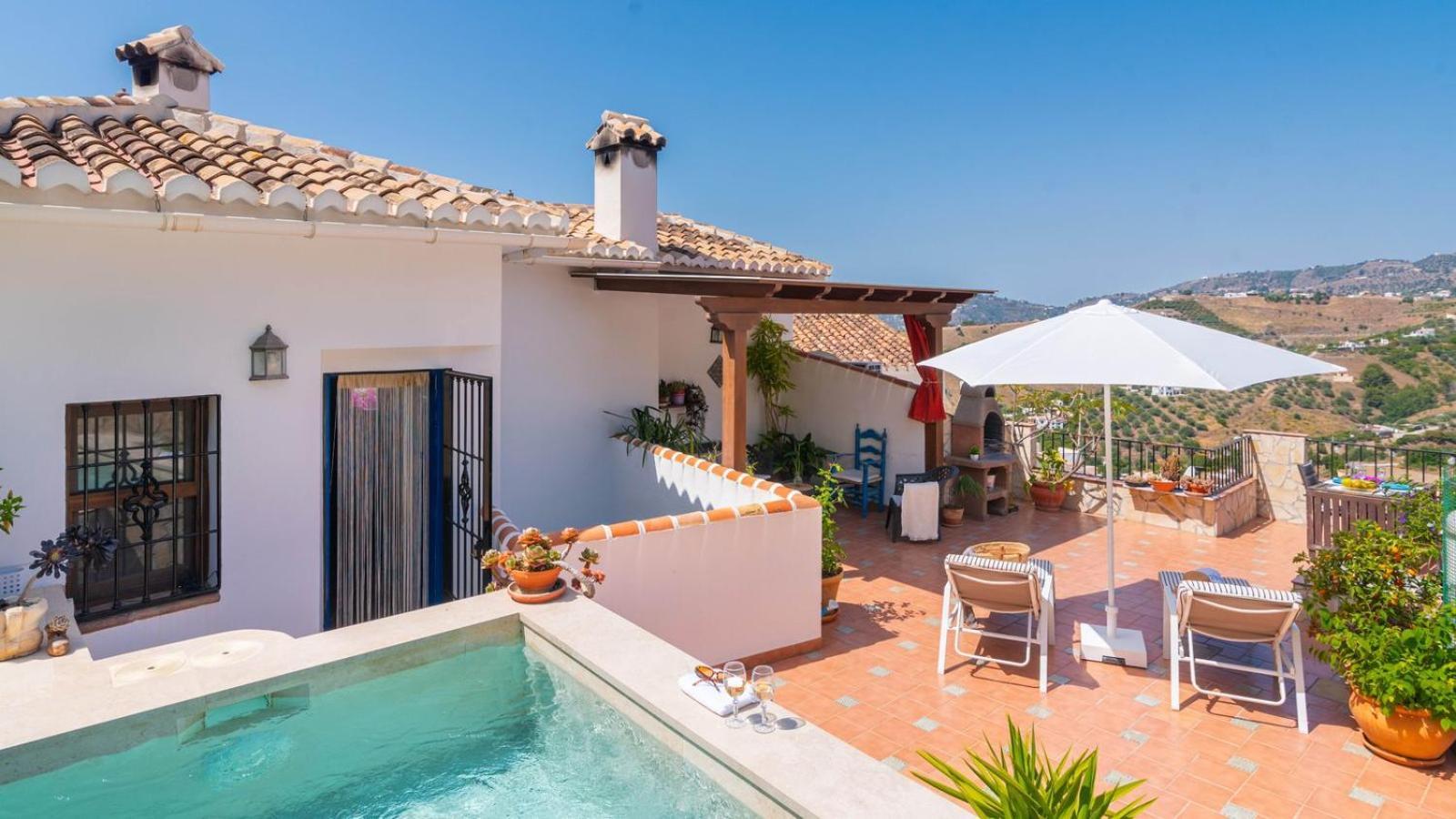 Casa Arcos De Almona Frigiliana By Ruralidays Villa Exterior foto